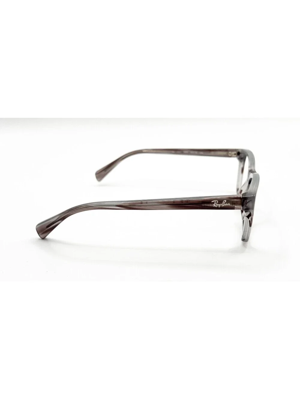 Ray Ban Rb 1591 3850 Striped Grey Authentic Eyeglasses 46-16-125